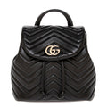 Gucci Gg Marmont Mini Backpack Black