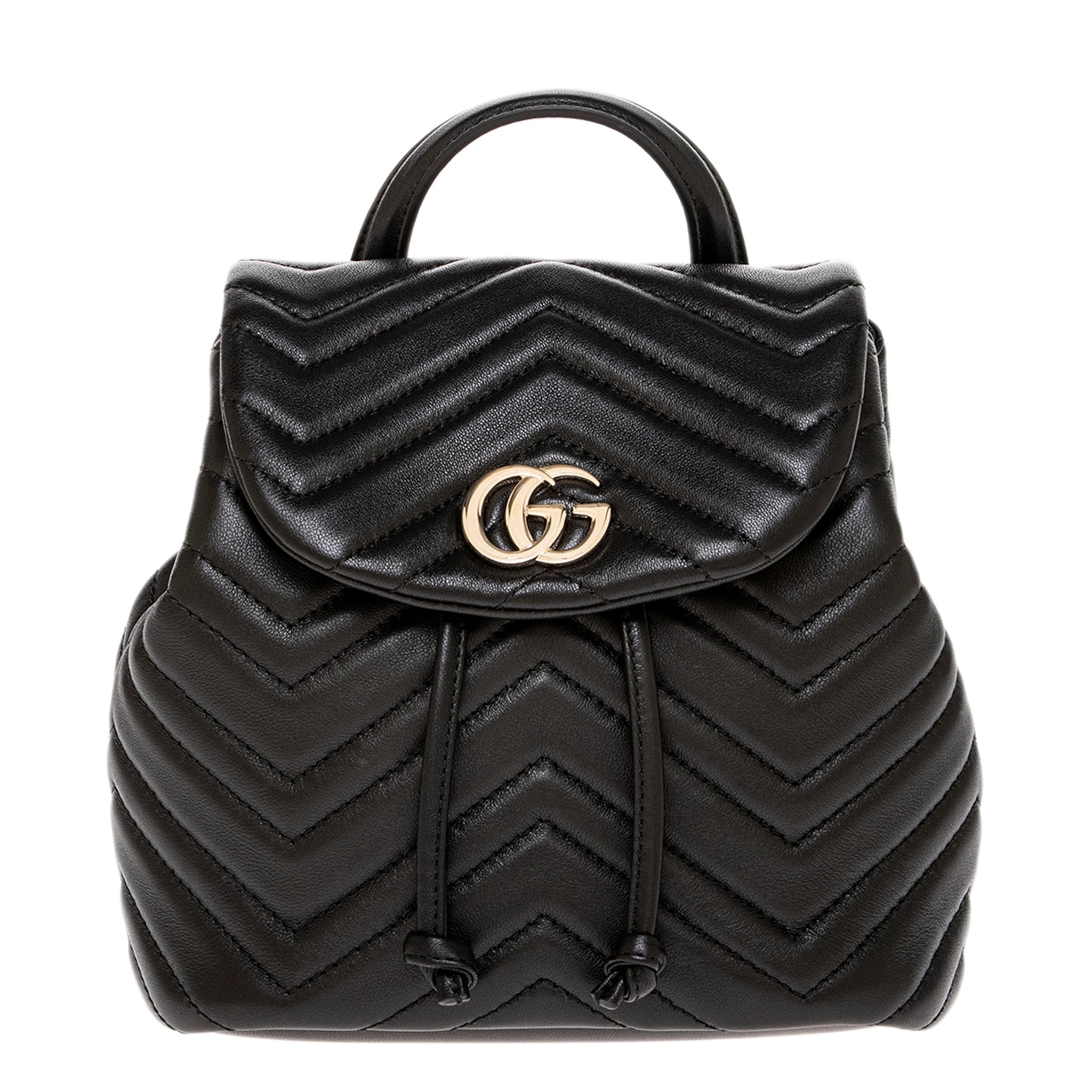 Gucci Gg Marmont Mini Backpack Black