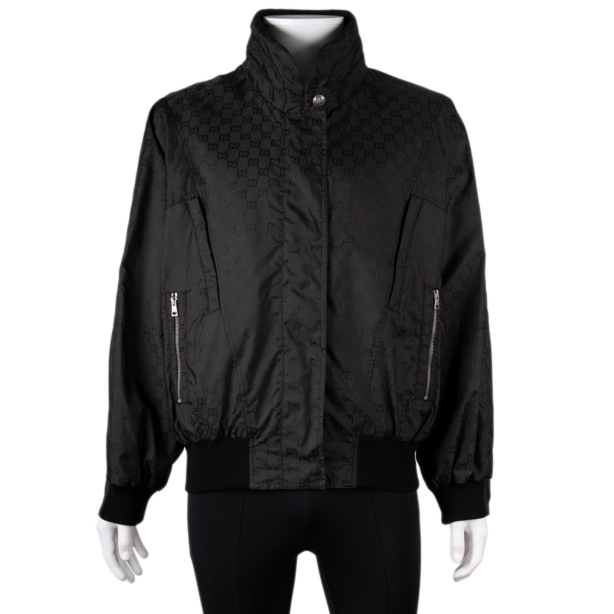 Gucci Gg Nylon Zip Jacket