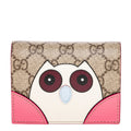 Gucci Gg Small Wallet With Owl Motif
