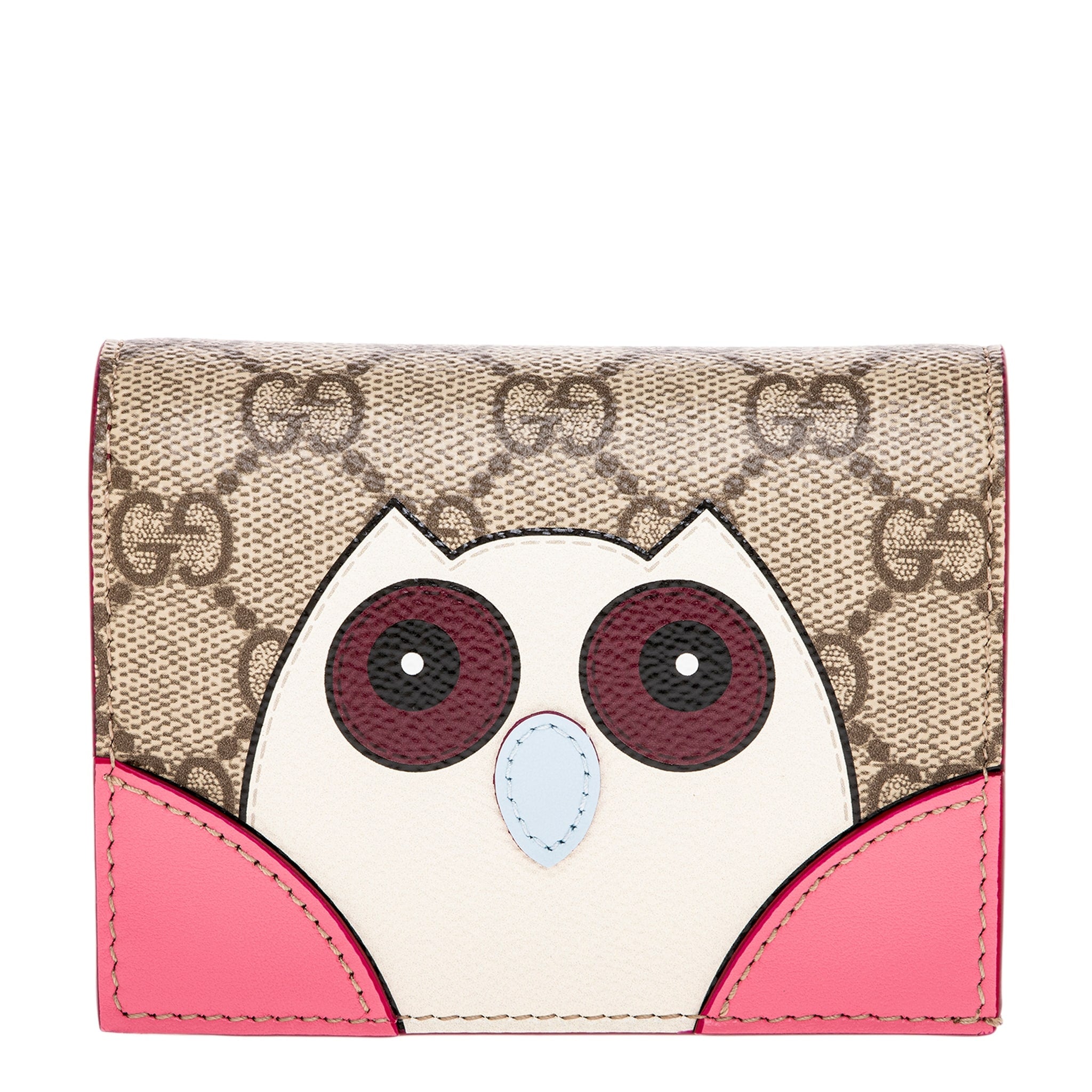 Gucci Gg Small Wallet With Owl Motif