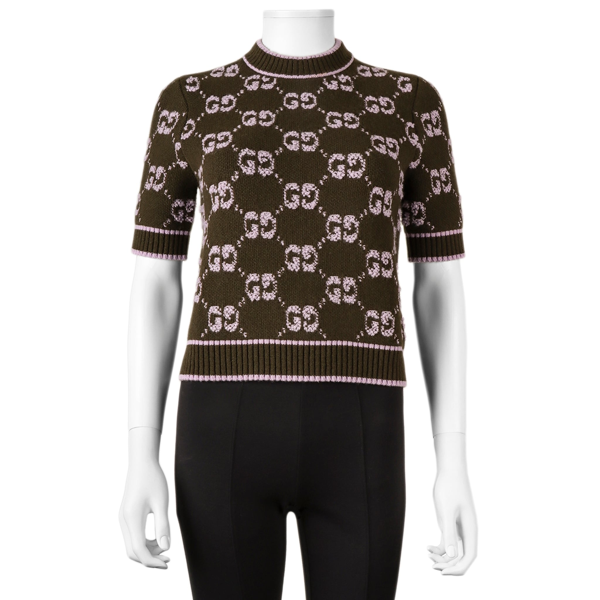 Gucci Gg Wool Boucle Jacquard Top