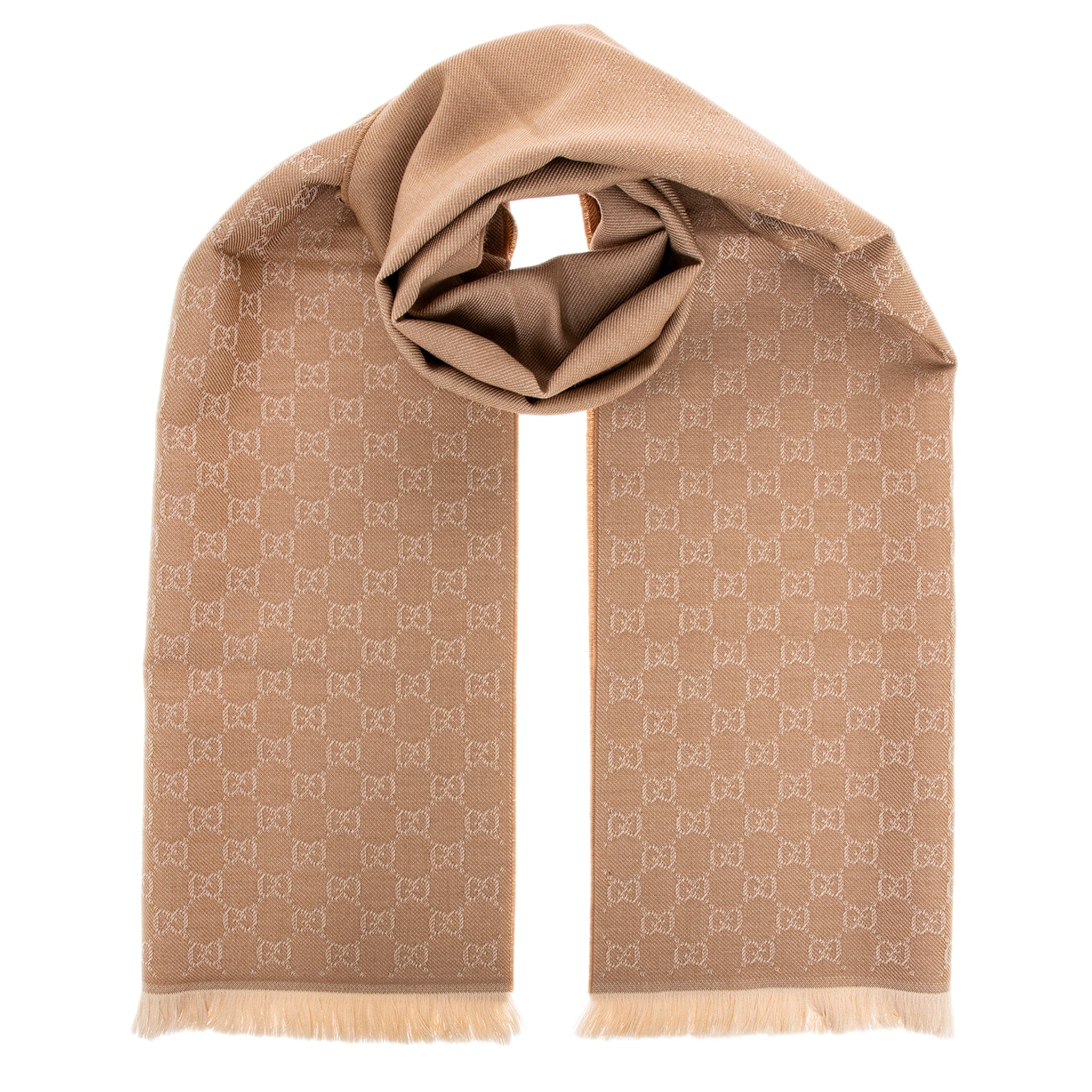 Gucci Gg Wool Scarf