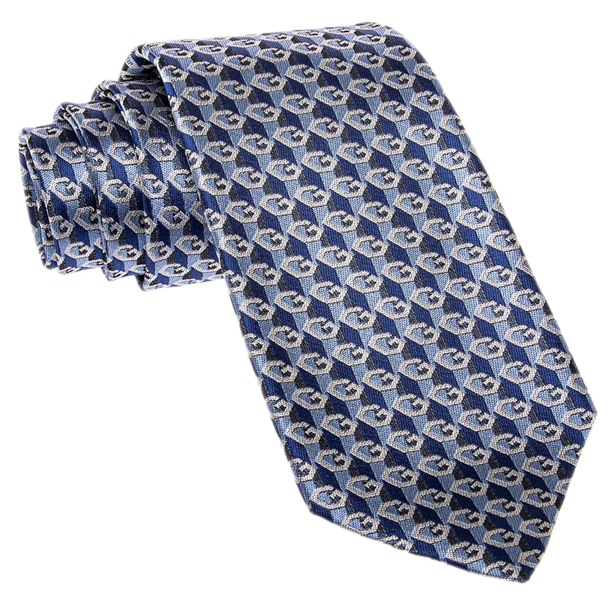 Gucci Geometric Jacquard Pattern Tie