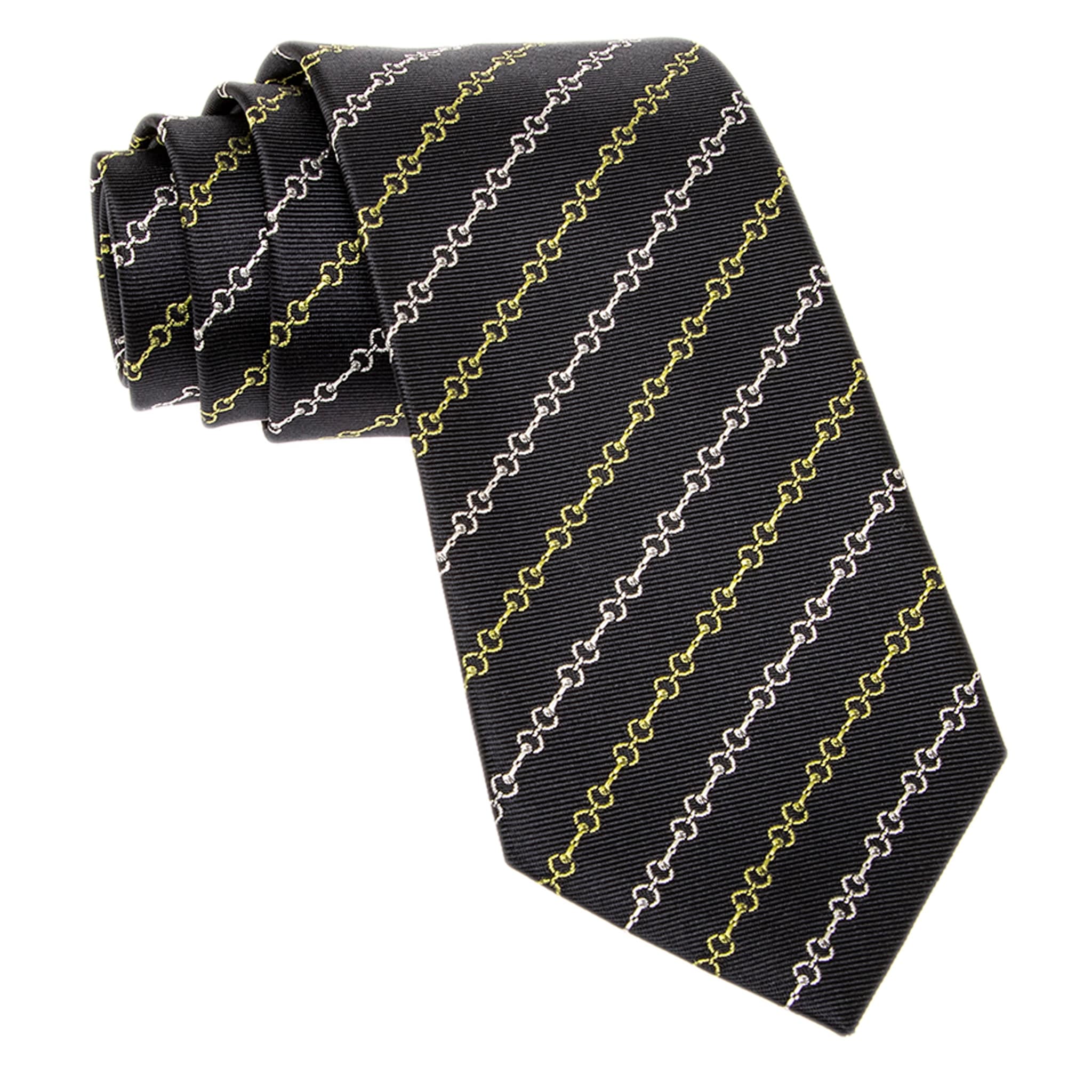 Gucci Horsebit Jacquard Tie