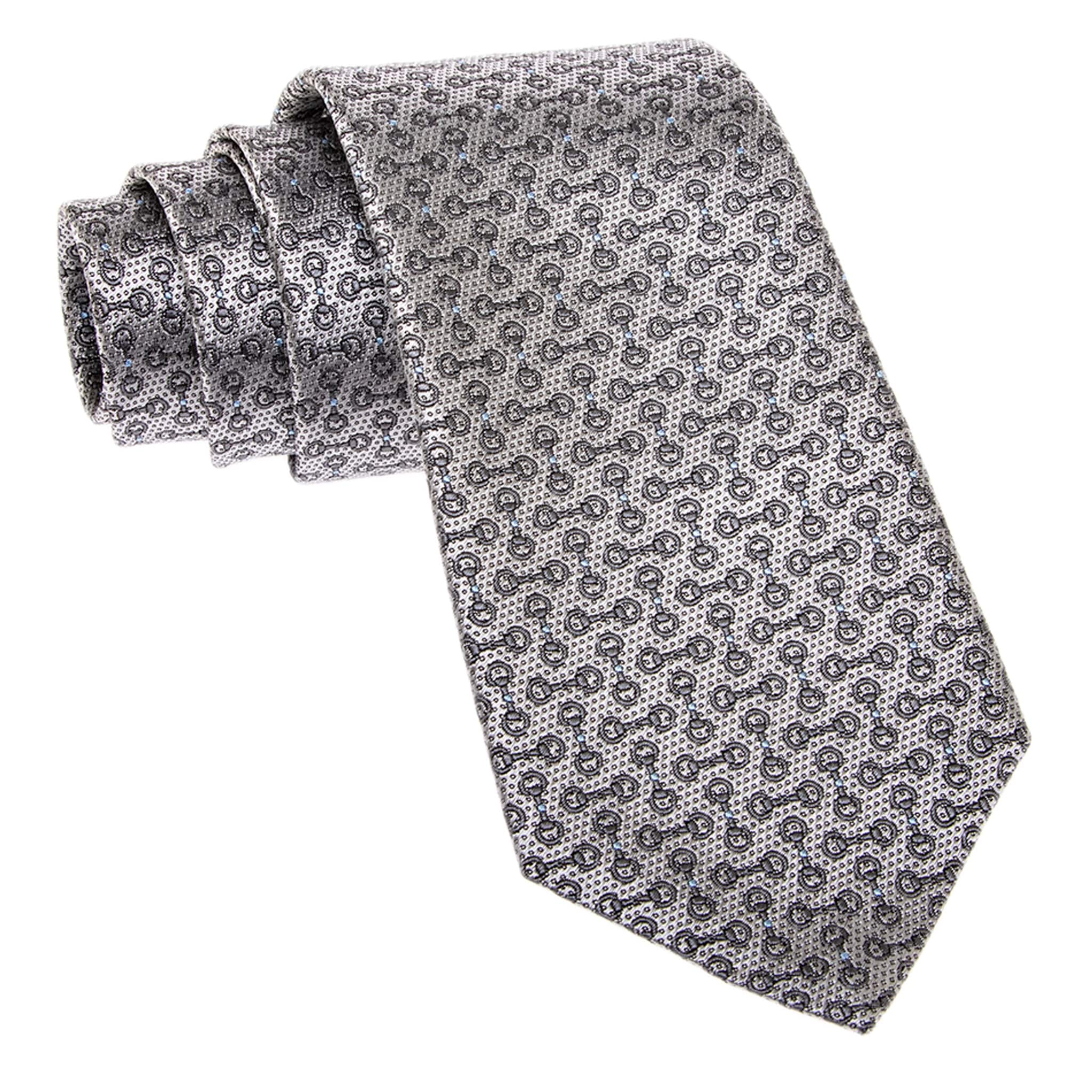 Gucci Horsebit Jacquard Tie