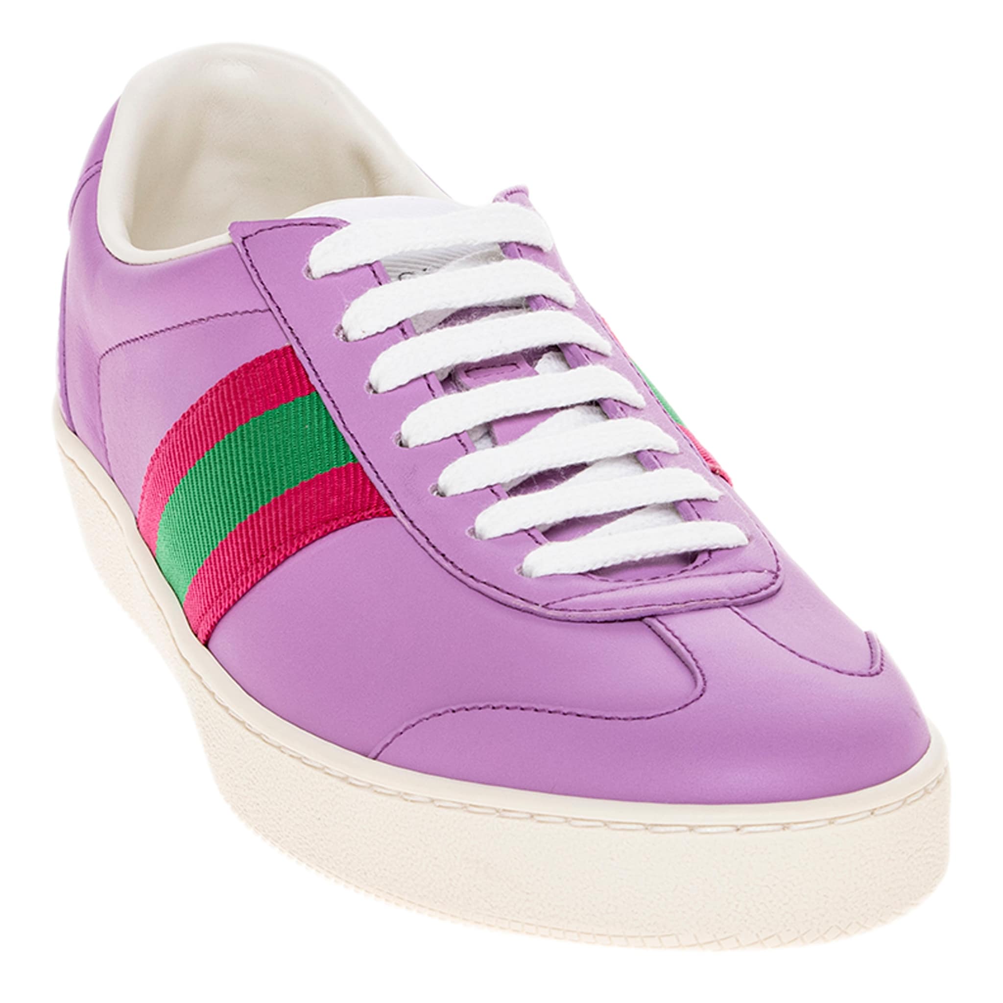 Gucci Low Top Web Sneakers