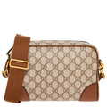 Gucci Mens Gg Emblem Small Crossbody Bag