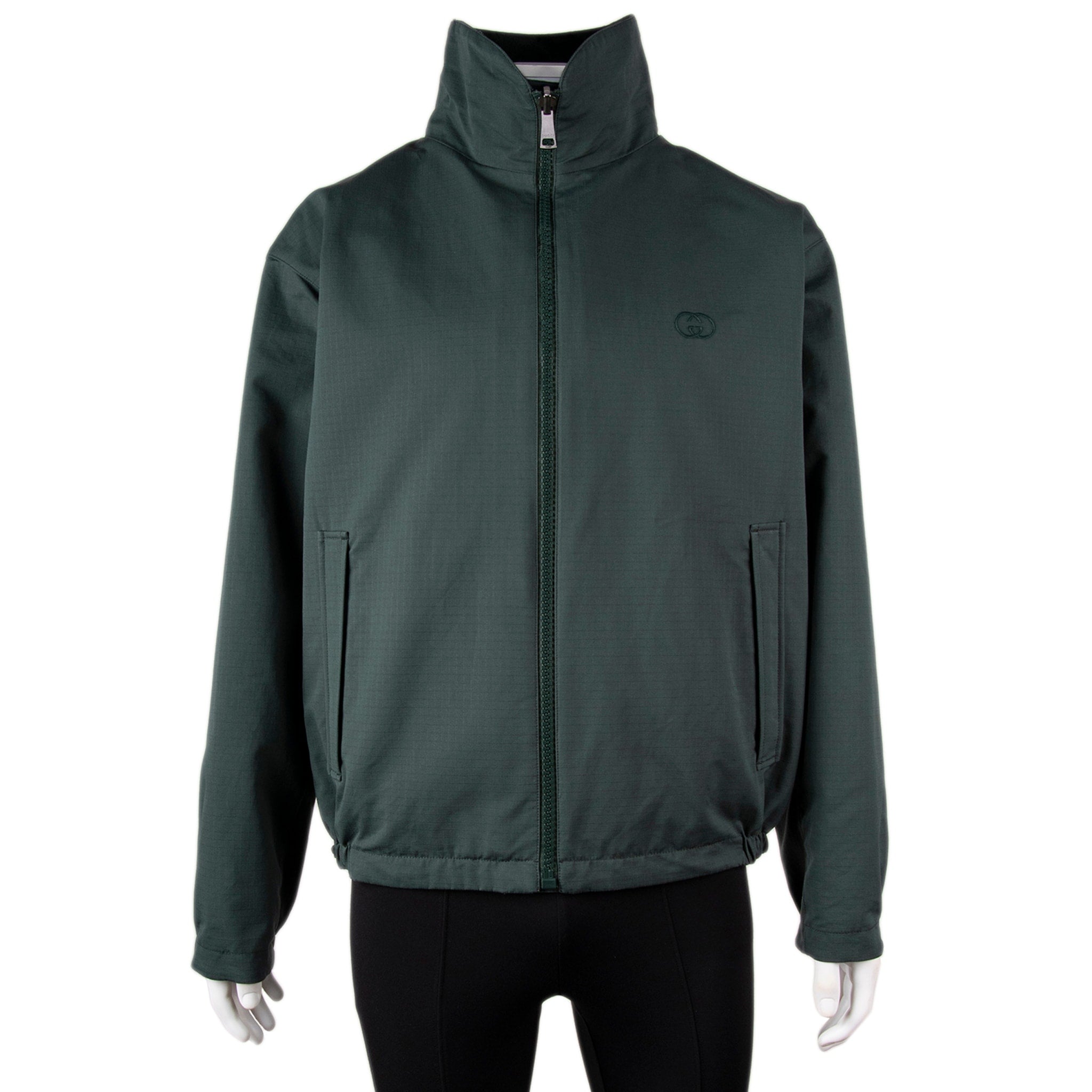 Gucci Mens Reversible Cotton Ripstop Jacket