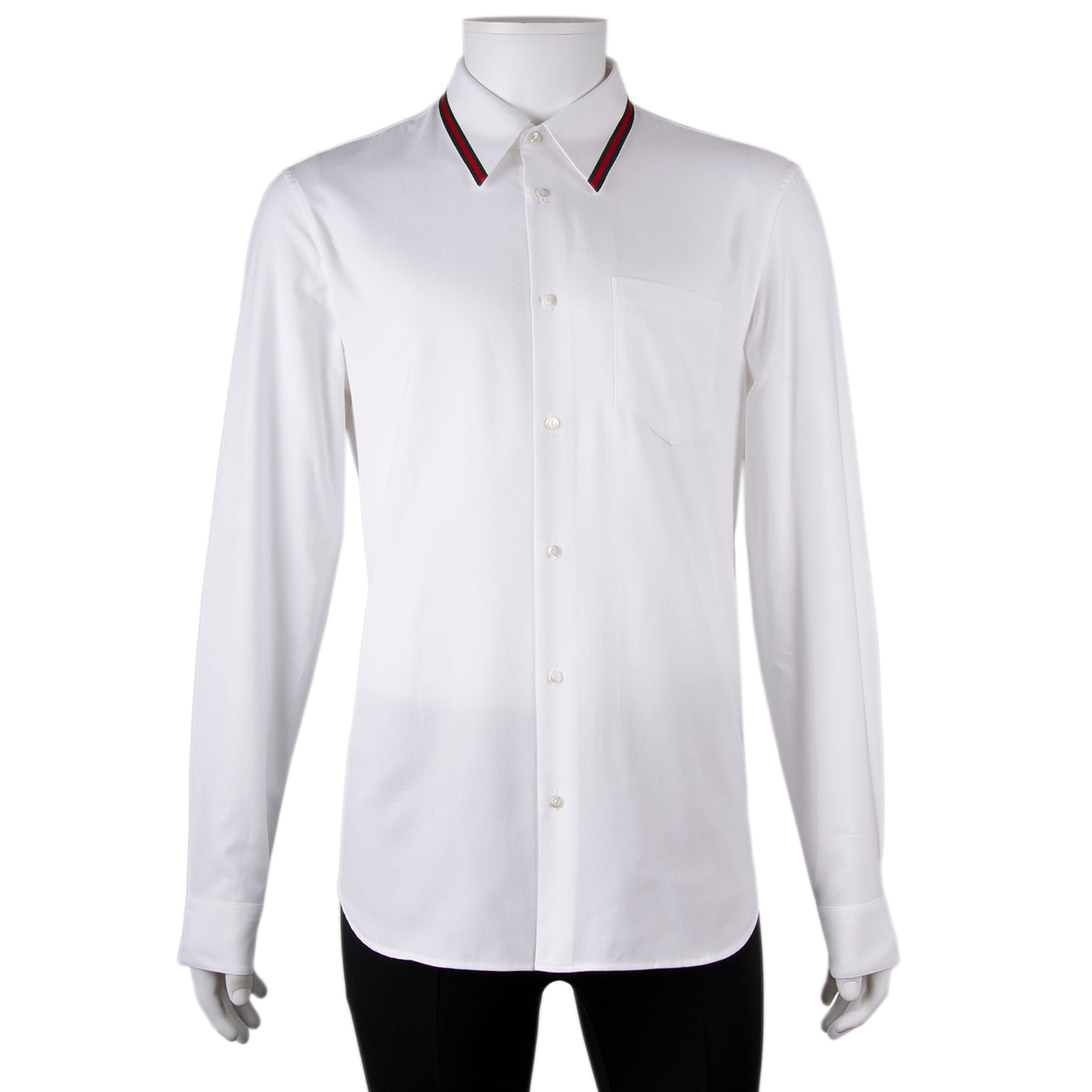 Gucci Oxford Cotton Shirt With Web