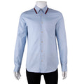 Gucci Oxford Cotton Shirt With Web