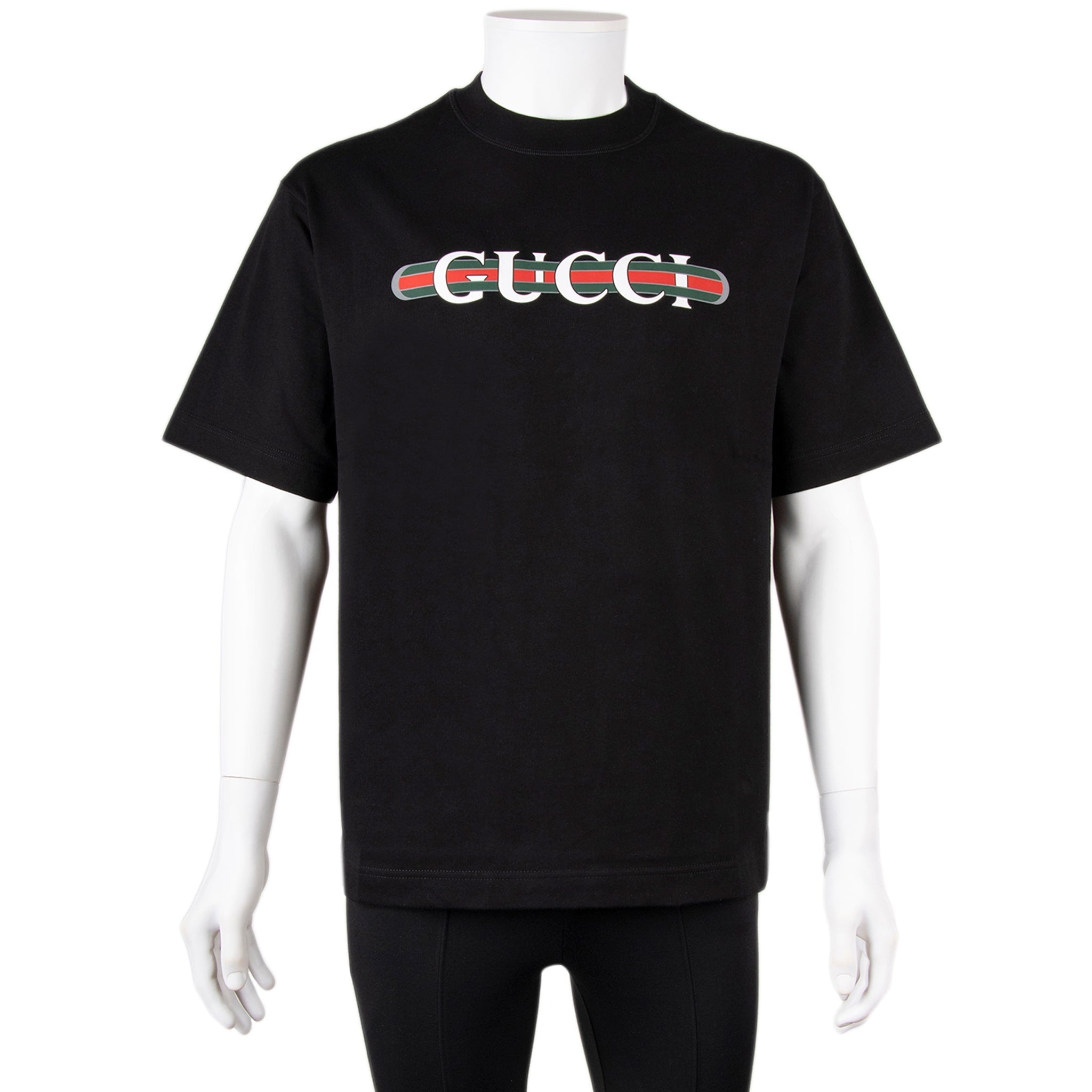 Gucci Printed Cotton Jersey T Shirt
