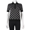 Gucci Reversible Gg Wool Jacquard Polo Shirt