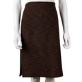 Gucci Seeded Wool Skirt
