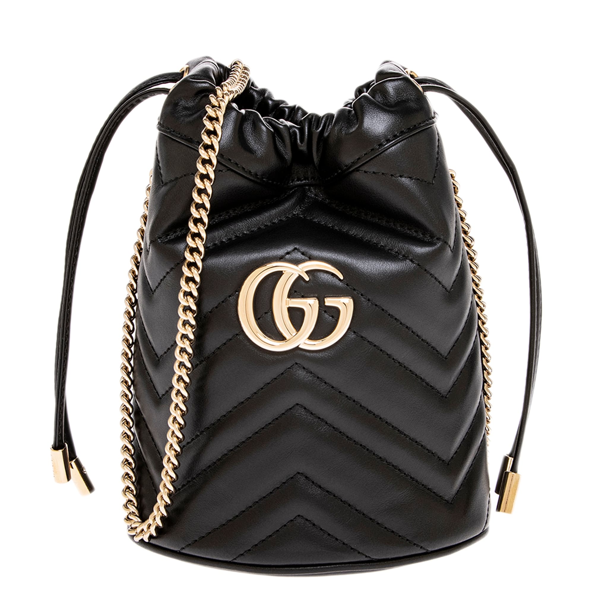 Gucci Small Gg Marmont Bucket Bag