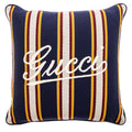 Gucci Striped Cotton Jacquard Throw Pillow 18.5 X 18.5 In