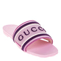 Gucci Striped Knit Jacquard Sandals