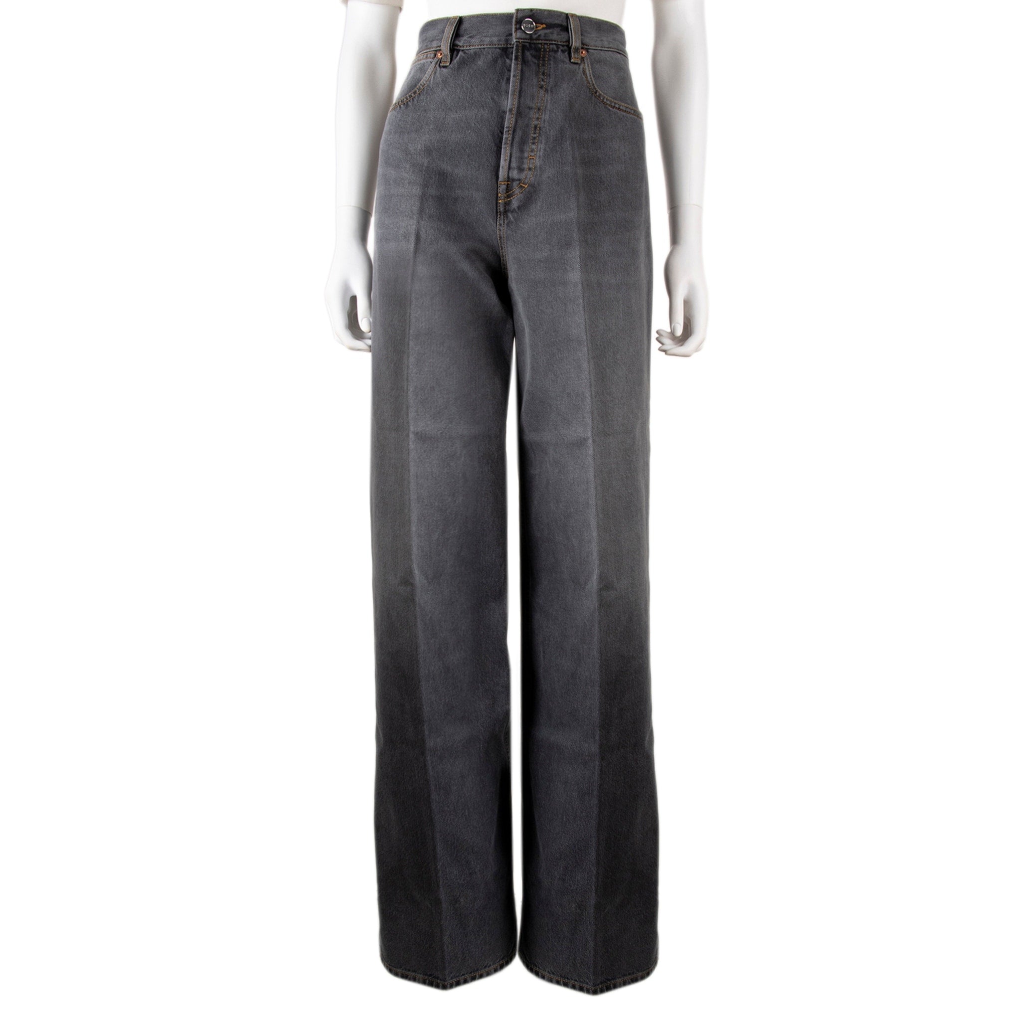 Gucci Wide Leg Denim Pants