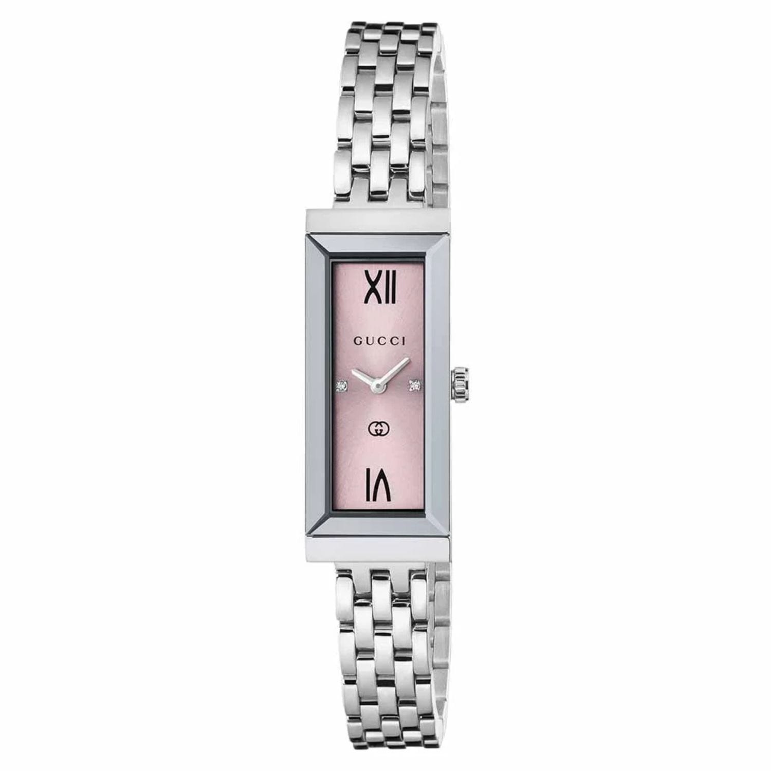 Gucci Womens Classic Pink Dial Watch Ya127516 One Size