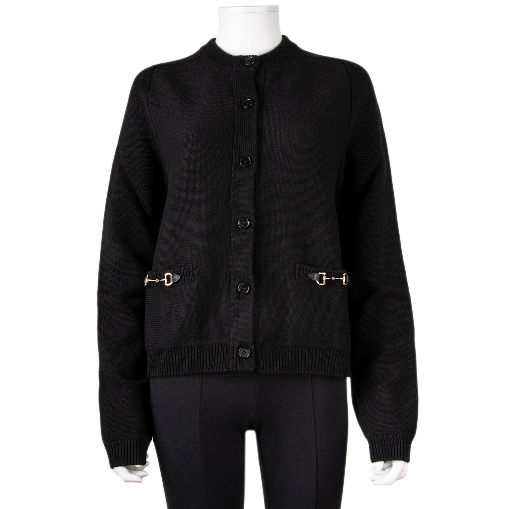 Gucci Wool Cashmere Cardigan With Horsebit