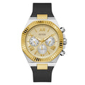 Guess Mens Equity Gold Dial Watch Gw0791G1 One Size