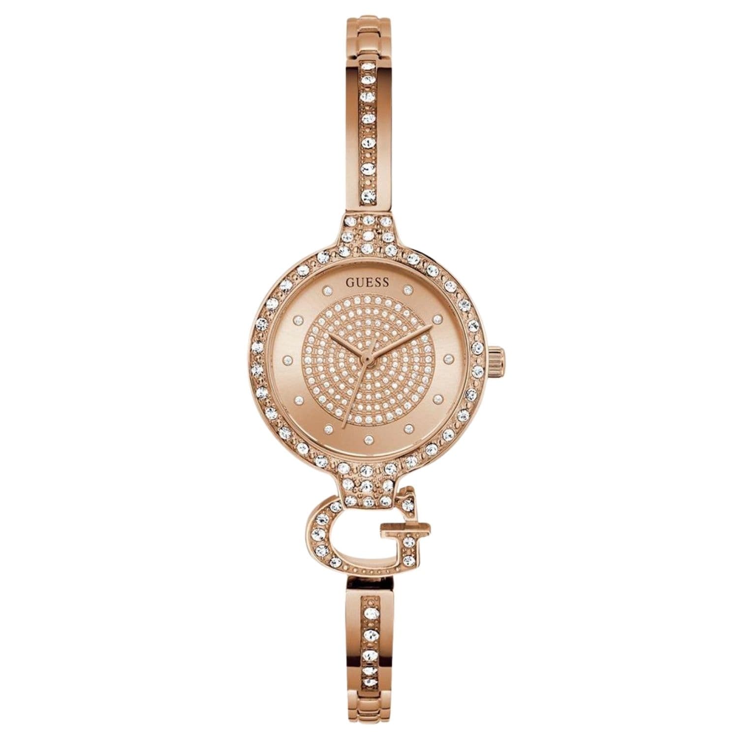 Guess Womens Giselle Rose Gold Dial Watch Gw0929L3 Rose Gold One Size