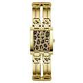 Guess Womens Mod Id Gold Dial Watch Gw0807L2 One Size