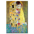Gustav Klimt Kiss Canvas Art