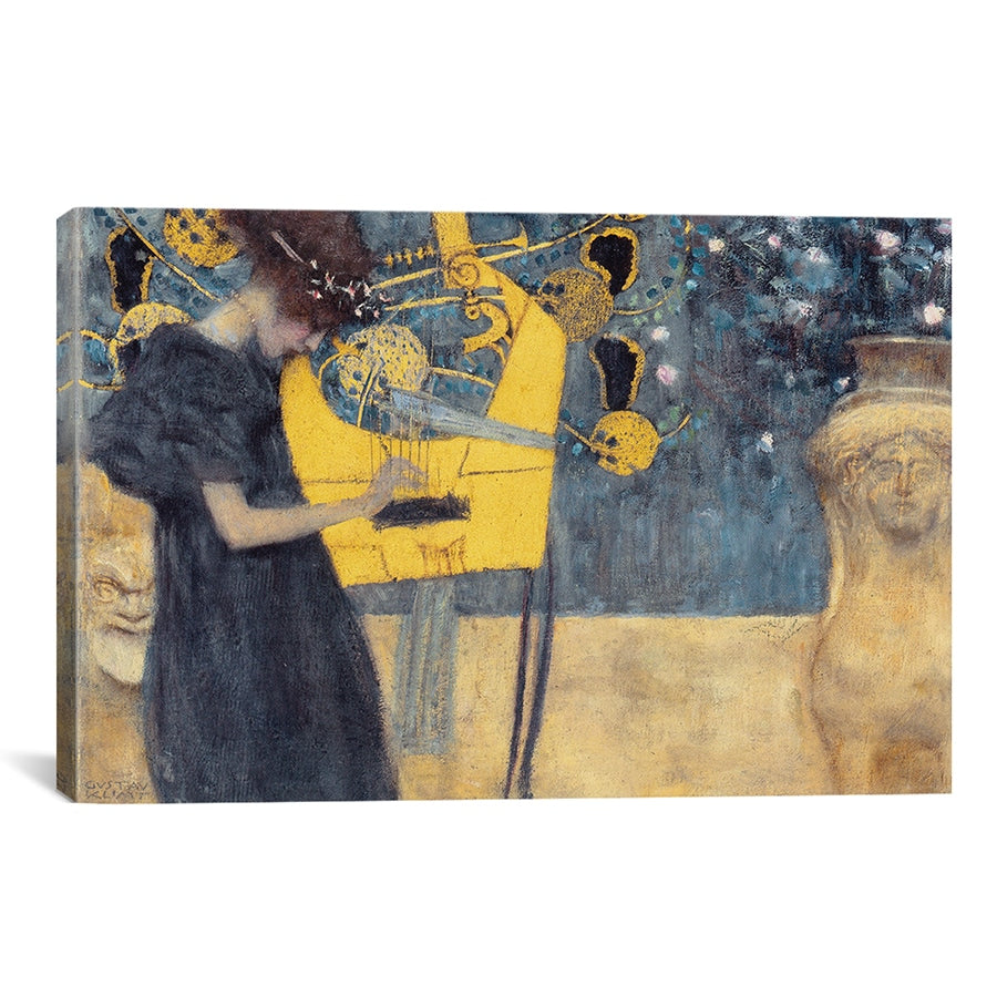 Icanvas Gustav Klimt Musik I 1895 Canvas Art Print