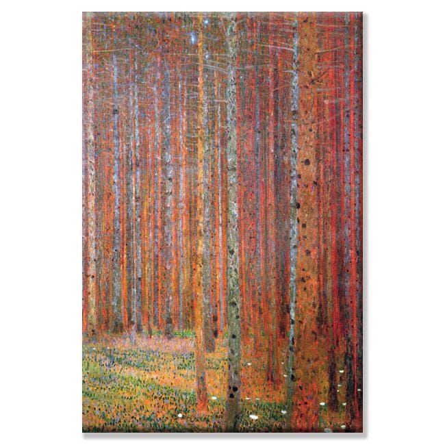 Gustav Klimt Tannenwald Canvas Art