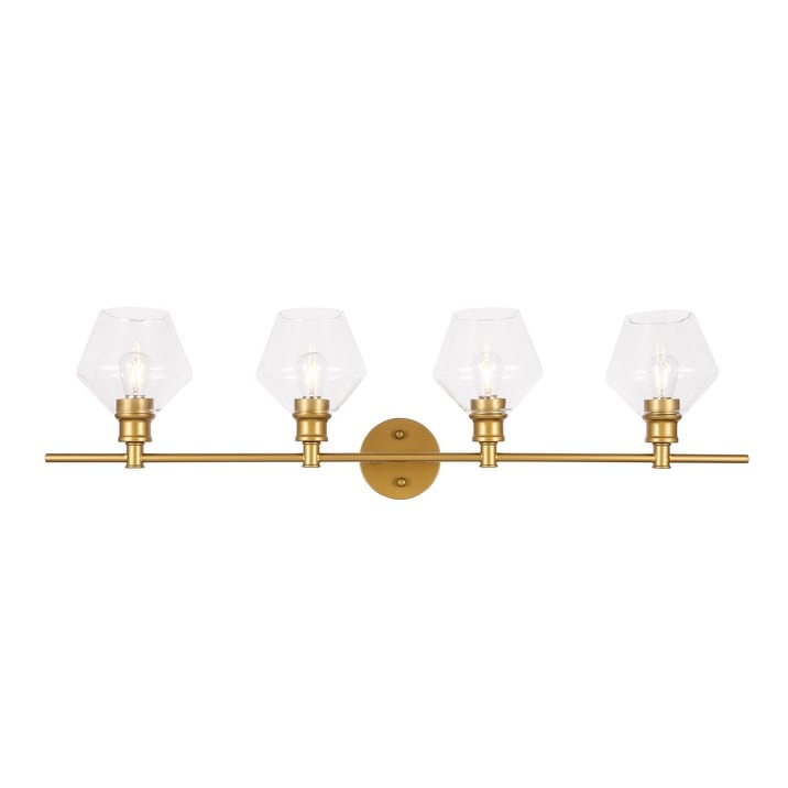 Ivy Terrace Gwyneth 4 Light Clear Glass Wall Sconce
