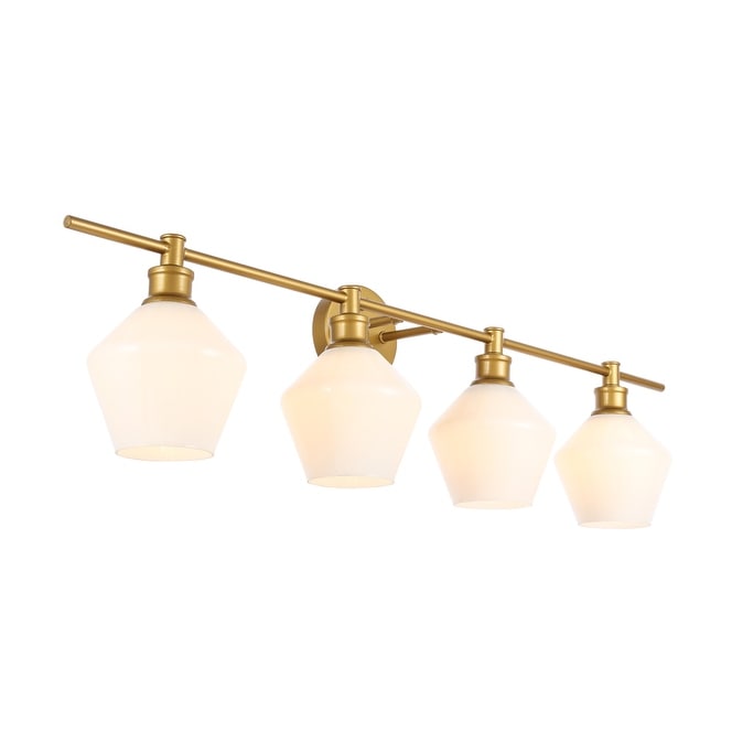 Ivy Terrace 4 Light Iron And Clear Frosted Wall Sconce