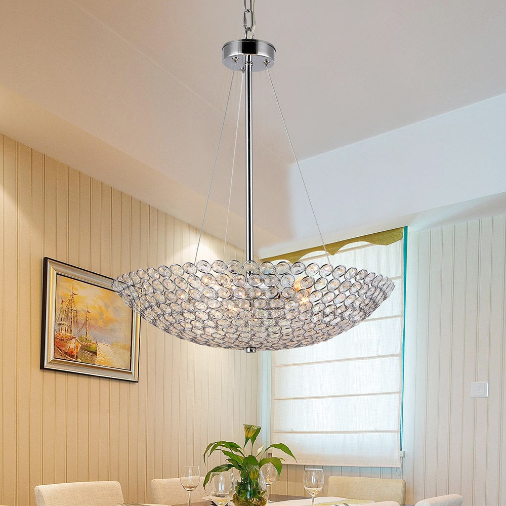 Gydha 5 Light 20 Inch Crystal Bowl Pendant