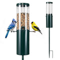 Gymax 10 Lbs Large Capacity Squirrel Proof Bird Feeder W Pole Mount