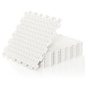 Gymax 10 Pack Hockey Flooring Tiles Dryland Synthetic Ice Tiles For