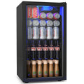Gymax 120 Can Beverage Refrigerator Beer Wine Soda Drink Cooler Mini Fridge Glass Door As Pic