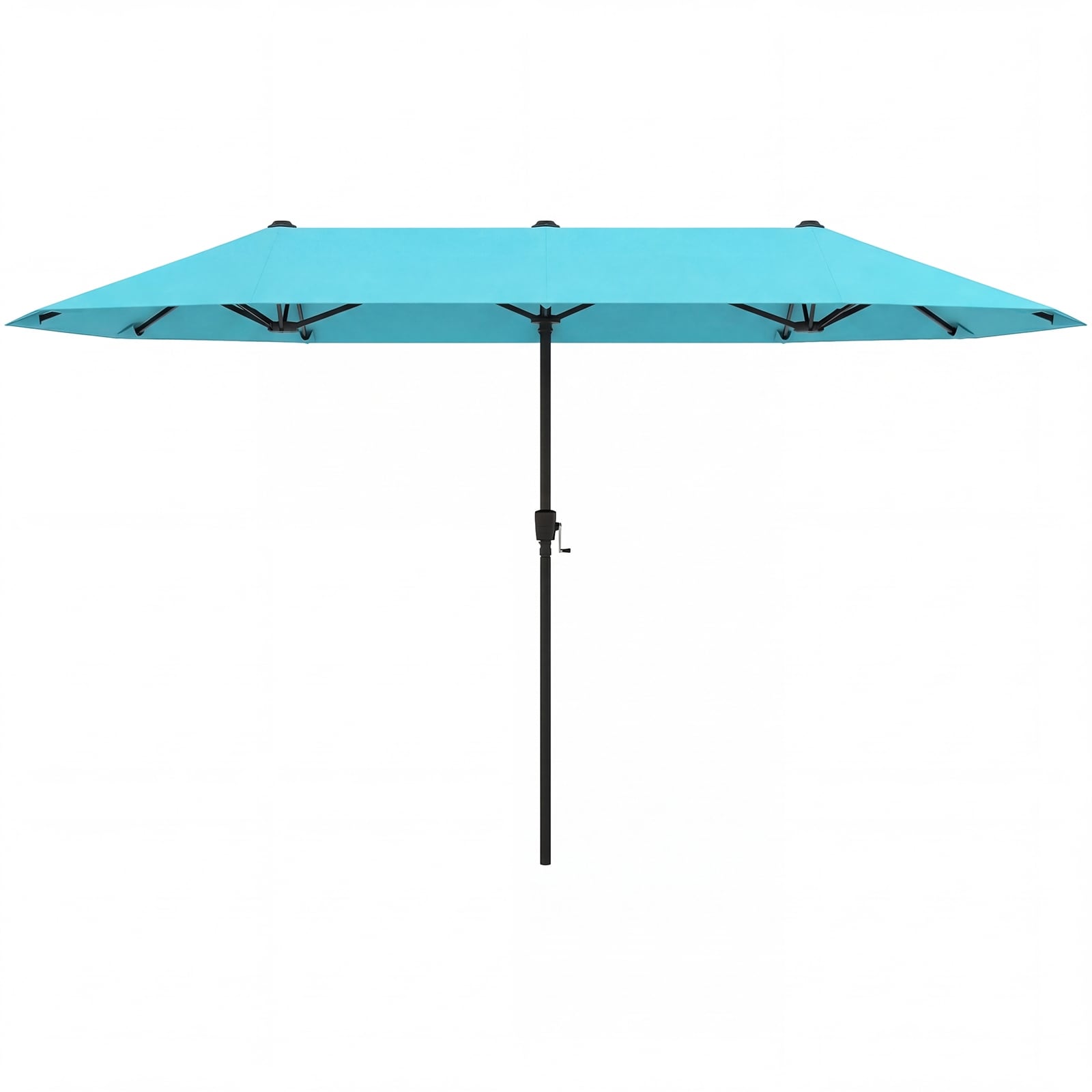 Gymax 13 Ft Large Patio Umbrella Patio Double Sided Table Market