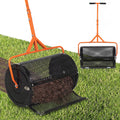 Gymax 24 Compost Spreader W Height Adjustable T Shaped Handle For