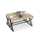 Gymax 2Pcs 59 Computer Desk Large Industrial Home Office Desk