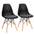 Gymax 2Pcs Dining Chair Mid Century Modern Dsw Chair Furniture W See Details