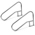 Gymax 2Pcs Pool Handrail50 X 30 Inch Pool Railing For Inground