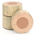 Gymax 3 Pcs Tree Stump Stool Set W Wood Printing Nature Decoration
