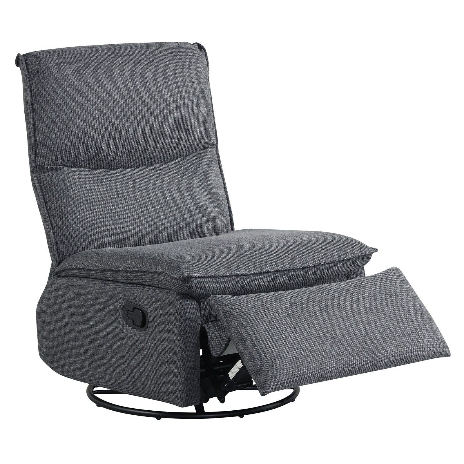 Gymax 360 Degree Nursery Reclining Rocker Chair W Cushioned Back Seat