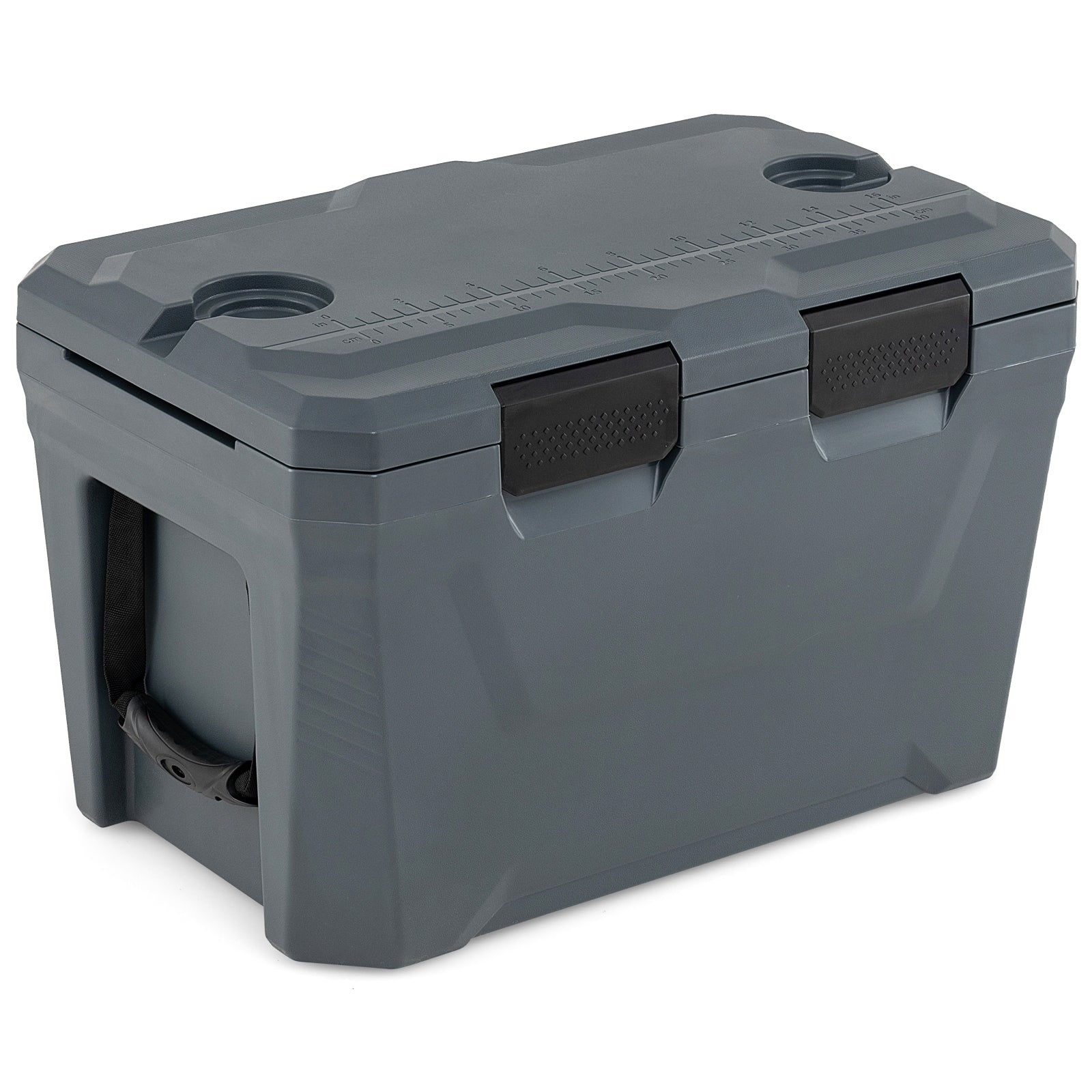 Gymax 37 Qt Insulated Portable Cooler W 2 Cup Holders Bottle Opener