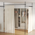 Gymax 4 10 Ft H 28 142 W Adjustable Floor To Ceiling Tension Rod