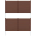 Gymax 4 Panels 48 L X 48 H Air Conditioner Fence W Galvanized