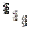 Gymax 5 Cubes Ladder Shelf Freestanding Corner Bookshelf Display Rack Bookcase