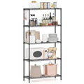 Gymax 5 Tier Metal Storage Shelving Unit W V Shaped Wire Rack For Home