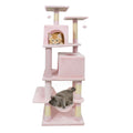 Gymax 57 Cat Tree For Indoor Cats W Dual Condos Hammock Sisal