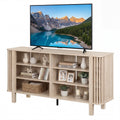 Gymax 59 Tv Stand For Tvs Up To 55 W Adjustable Shelves 5 Legs